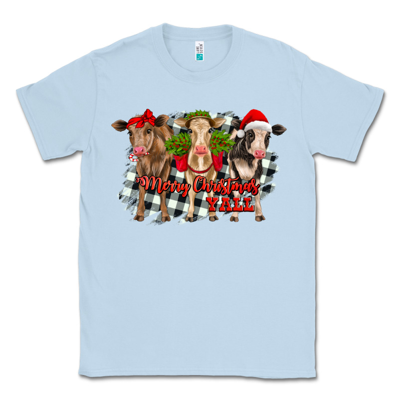 Merry Christmas Y'all Heifers Classic Tee by RanaPortraitStore | Teevron