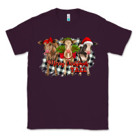 Plum Merry Christmas Y'all Heifers Classic Tee - RanaPortraitStore