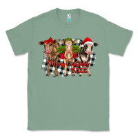Sage Merry Christmas Y'all Heifers Classic Tee - RanaPortraitStore