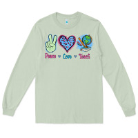 Matcha Peace Love Teach Long Sleeve Tee - Jasminsmagicworld