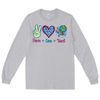 Moon Dust Peace Love Teach Long Sleeve Tee - Jasminsmagicworld