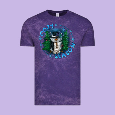 Cozy Season Vintage Tee Designed By Cowgirlartshop