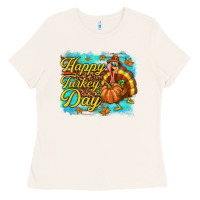 Happy Turkey Day Ladies Tee | Teevron
