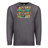 Charcoal Heather grateful cross Premium Sweatshirt - BarkalooDesign