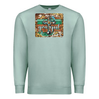 Seafoam grateful cross Premium Sweatshirt - BarkalooDesign
