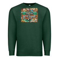 Sports Green grateful cross Premium Sweatshirt - BarkalooDesign