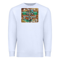 White grateful cross Premium Sweatshirt - BarkalooDesign