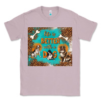 Lilac life is better with a dog Classic Tee - TumblerDesignByShophia