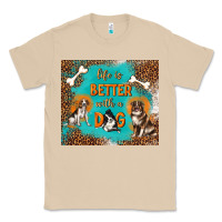 Mushroom life is better with a dog Classic Tee - TumblerDesignByShophia