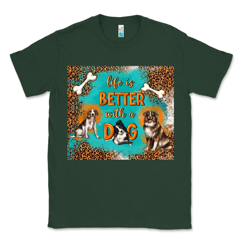 Life Is Better With A Dog Classic Tee by TumblerDesignByShophia | Teevron
