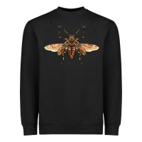 Black acrocinus beetle with wings Heavyweight Sweatshirt - LillyAllenDesigns