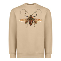 Mushroom acrocinus beetle with wings Heavyweight Sweatshirt - LillyAllenDesigns
