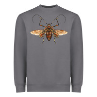 Storm acrocinus beetle with wings Heavyweight Sweatshirt - LillyAllenDesigns