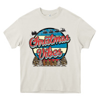 Cream Christmas Vibes Heavy Core Tee - Bettercallsaul