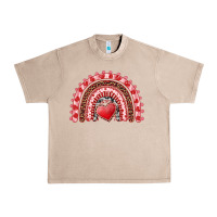 French Oak valentines day rainbow with heart Urban Heavy Tee - RanaPortraitStore