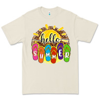 Bone hello summer with flip flops Premium Tee - NancyCooperArtShop