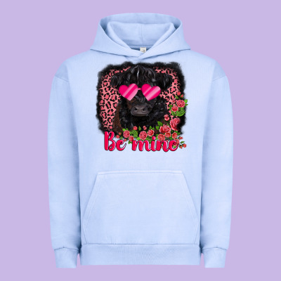 Be Mine Belted Galloway Urban Hoodie Designed By Adodesignshop