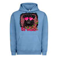 Pigment Pebble Blue be mine belted galloway Urban Hoodie - AdoDesignShop