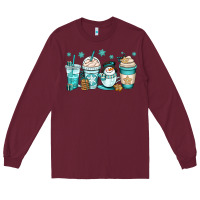 Winter Coffee Cups Long Sleeve Tee | Teevron