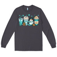 Smoke winter coffee cups Long Sleeve Tee - OliviaCreatesArt