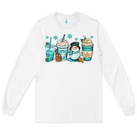 White winter coffee cups Long Sleeve Tee - OliviaCreatesArt