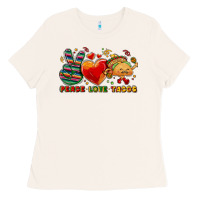Bone Peace love tacos Ladies Tee - NancyCooperArtShop