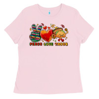Peace Love Tacos Ladies Tee | Teevron