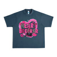 Midnight Navy Heart breaker club Valentine's Day Urban Heavy Tee - HowdyJamesFarm