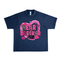 Navy Heart breaker club Valentine's Day Urban Heavy Tee - HowdyJamesFarm