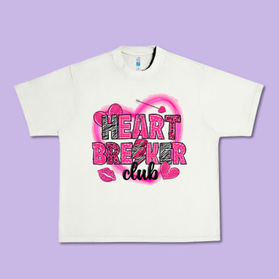 Heart Breaker Club Valentine's Day Urban Heavy Tee Designed By Howdyjamesfarm