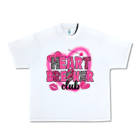 White Heart breaker club Valentine's Day Urban Heavy Tee - HowdyJamesFarm