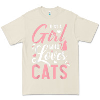 Bone just a girl who loves cats cute cat lover gifts Premium Tee - longCreatives