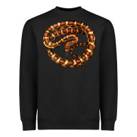 Black Corn Snake Illustrations Heavyweight Sweatshirt - LillyAllenDesigns