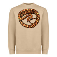 Mushroom Corn Snake Illustrations Heavyweight Sweatshirt - LillyAllenDesigns