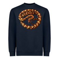 Navy Corn Snake Illustrations Heavyweight Sweatshirt - LillyAllenDesigns