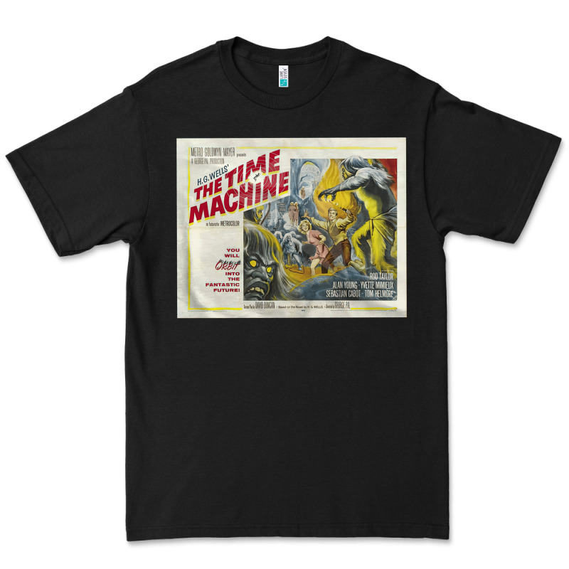 The Time Machine, Time Travel, Retro Movie Poster, Cult Classic, Futur Premium Tee by longCreatives | Teevron