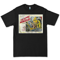Black The Time Machine, Time Travel, Retro Movie Poster, Cult Classic, Futur Premium Tee - longCreatives