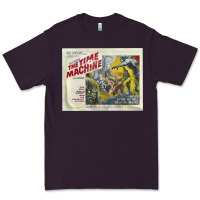 Plum The Time Machine, Time Travel, Retro Movie Poster, Cult Classic, Futur Premium Tee - longCreatives