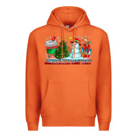 Carrot Jingle All The Way Premium Hoodie - CowhideDigitalArt