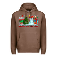 Chestnut Jingle All The Way Premium Hoodie - CowhideDigitalArt