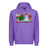 Purple Jingle All The Way Premium Hoodie - CowhideDigitalArt