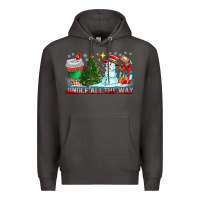 Smoke Jingle All The Way Premium Hoodie - CowhideDigitalArt