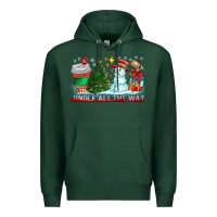 Sports Green Jingle All The Way Premium Hoodie - CowhideDigitalArt