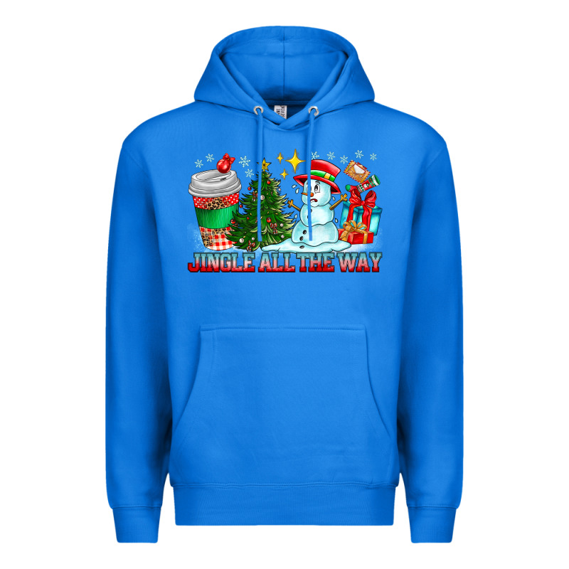 Jingle All The Way Premium Hoodie by CowhideDigitalArt | Teevron
