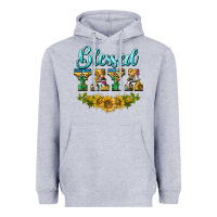 Heather Grey blessed yaya Heavyweight Hoodie - BarkalooDesign