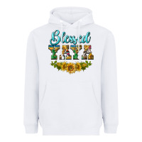 White blessed yaya Heavyweight Hoodie - BarkalooDesign