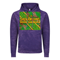 Cloud Purple Let the shenanigans begin shamrock tumbler Vintage Hoodie - HowdyJamesFarm