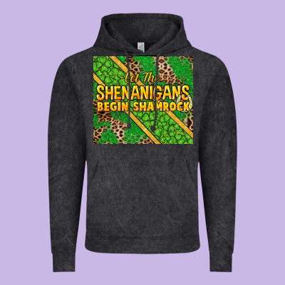 Let The Shenanigans Begin Shamrock Tumbler Vintage Hoodie Designed By Howdyjamesfarm