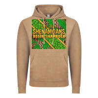 Vintage Coffee Let the shenanigans begin shamrock tumbler Vintage Hoodie - HowdyJamesFarm