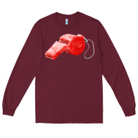 Burgundy whistle  fa element Long Sleeve Tee - FaDigitalArtStudio